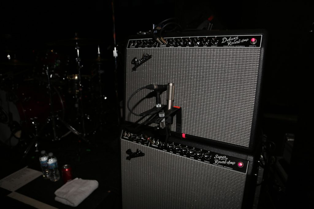 R-121 on Johnny Marr’s Fender Deluxe